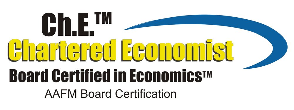 Ch.E® Chartered Economist - Board Certified in Economics, AAFM Board Certification