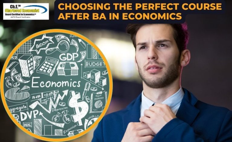 Mastering After BA in economics which course is better